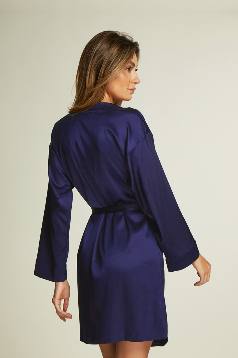 Loungewear I.D. Sarrieri | Sunset Robe In Indigo