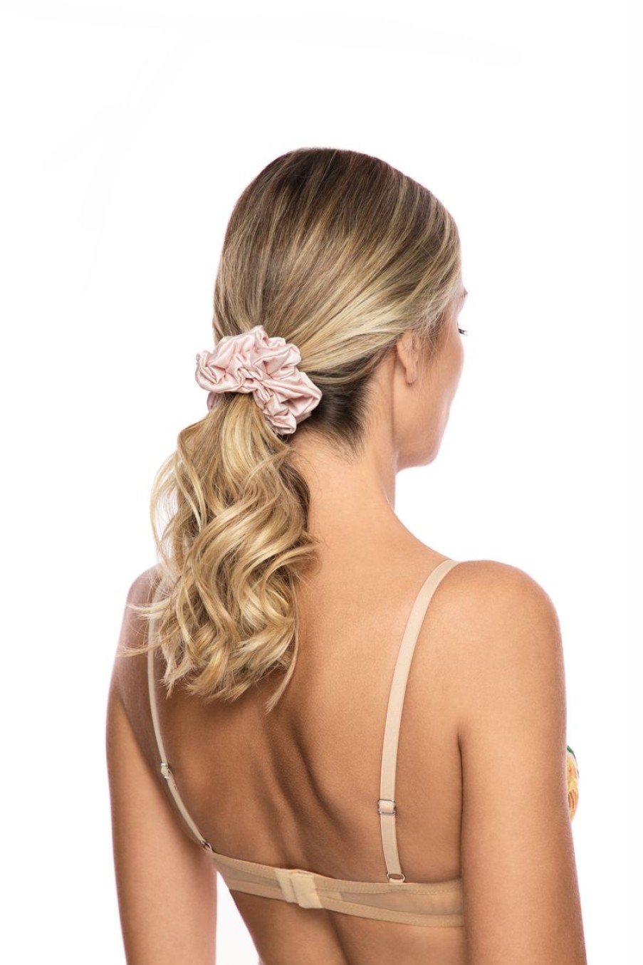 Lingerie I.D. Sarrieri Accessories | Wide Scrunchie In Pearl