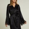 Loungewear I.D. Sarrieri | Hotel Particulier Robe In Black