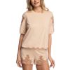 Loungewear I.D. Sarrieri | Kensington Mornings Shorts In Beige