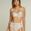 Lingerie I.D. Sarrieri Suspenders | A Night In Marrakech Suspender In Cream