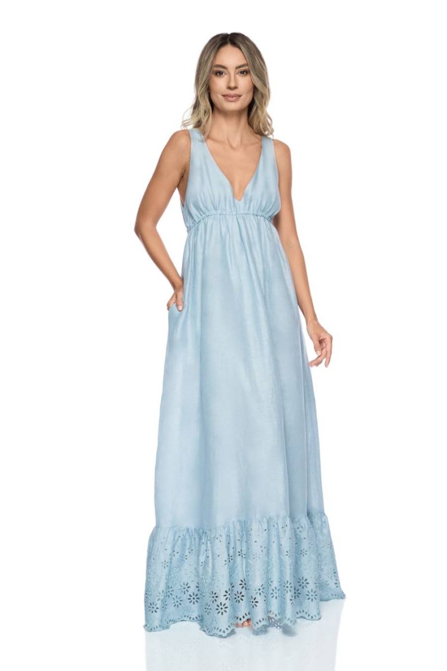 Loungewear I.D. Sarrieri | Positano Maxi Dress In Linen