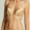 Lingerie I.D. Sarrieri Padded | Plein Soleil Padded Push Up Bra With Back Details In Gold