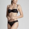 Lingerie I.D. Sarrieri Briefs | Nuit Interdit Swarovski Detail Brief In Black