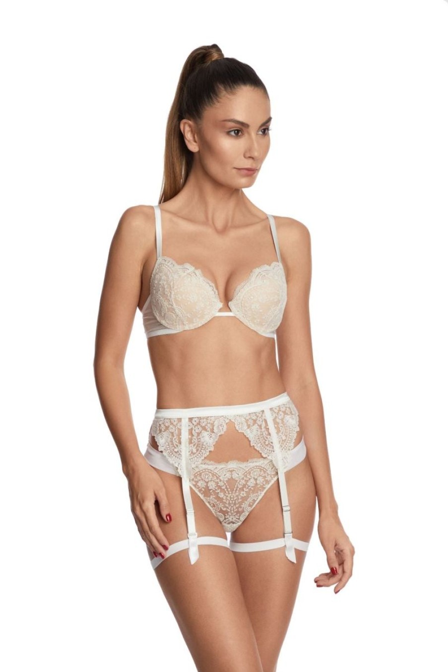 Lingerie I.D. Sarrieri Padded | A La Rose Padded Push Up Bra In Cream