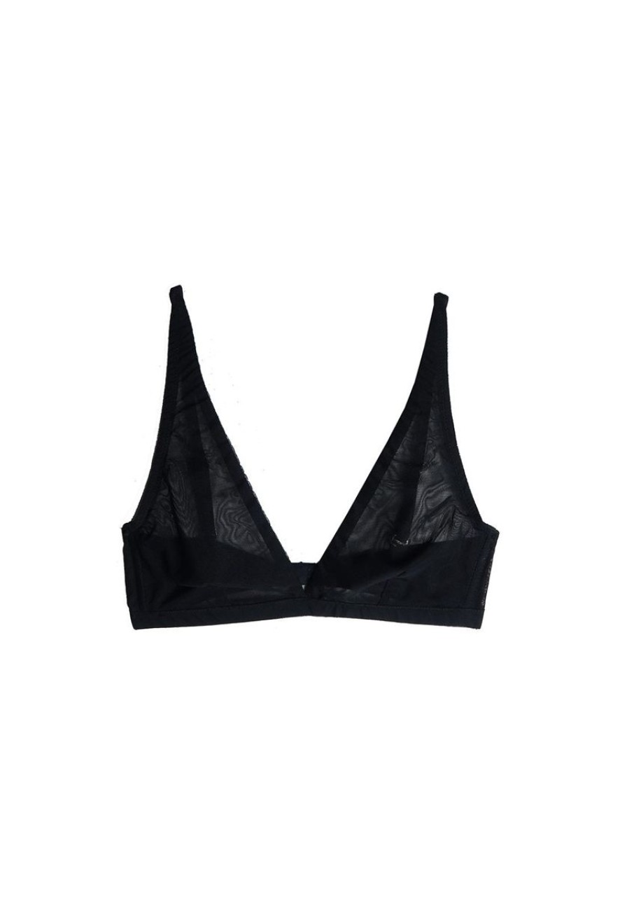 Lingerie I.D. Sarrieri Triangle | Clair De Lune Triangle Cup Bra In Black