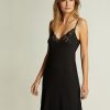 Loungewear I.D. Sarrieri | Kensington Mornings Chemise In Black