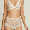 Lingerie I.D. Sarrieri Briefs | A La Rose High Waist Brief In Cream