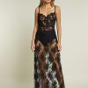 Loungewear I.D. Sarrieri | A Night In Marrakech Underwired Full Lace Long Dress In Black