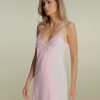 Loungewear I.D. Sarrieri | Kesington Mornings Chemise In Pink