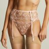 Lingerie I.D. Sarrieri Suspenders | Loulou Suspender Belt In Cream Rose