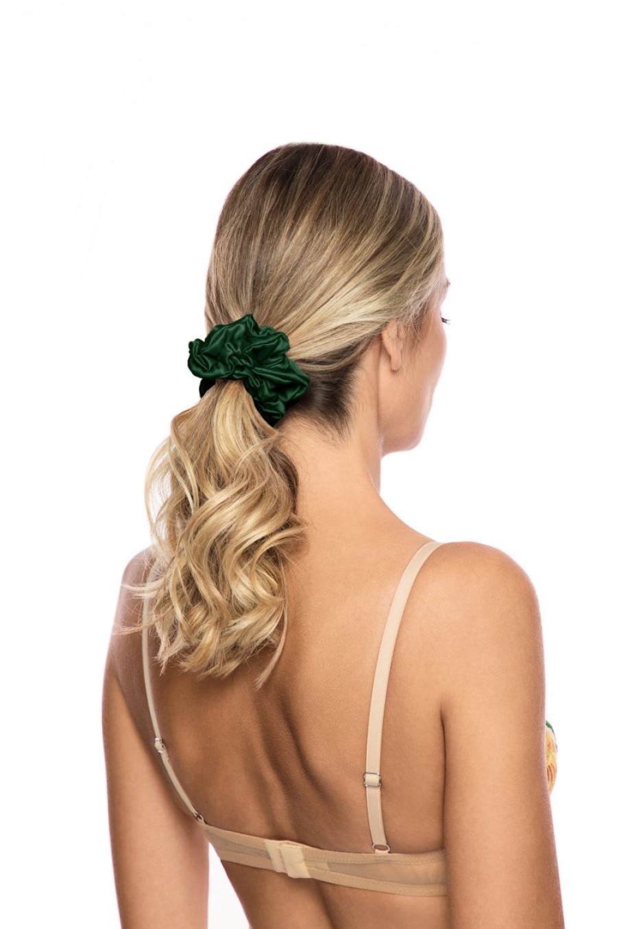 Lingerie I.D. Sarrieri Accessories | Wide Scrunchie In Mermaid