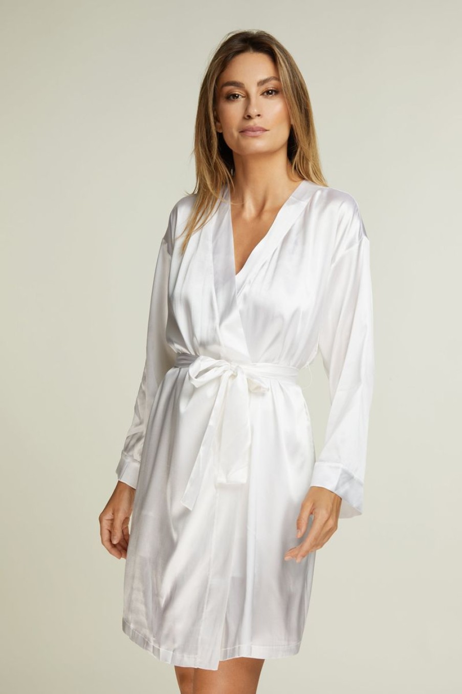 Loungewear I.D. Sarrieri | Royal Jewel Robe In White