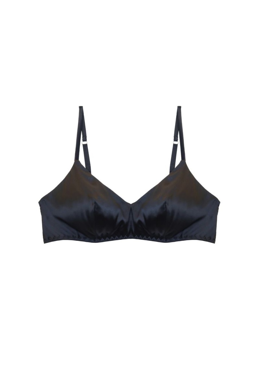 Lingerie I.D. Sarrieri Triangle | Lombard Street Bralette In Black